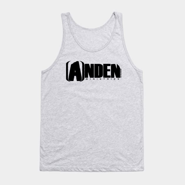 Anden Ministries logo shirt blank ink Tank Top by BaldmanStudios